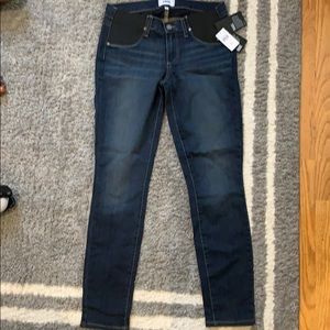 Paige under belly maternity jeans